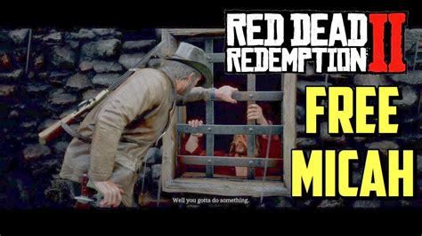 Wait for the bar in the bottom right to fill up. . How to free micah rdr2